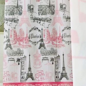 Paris Landmarks Peva Shower Curtain Grommets Metal